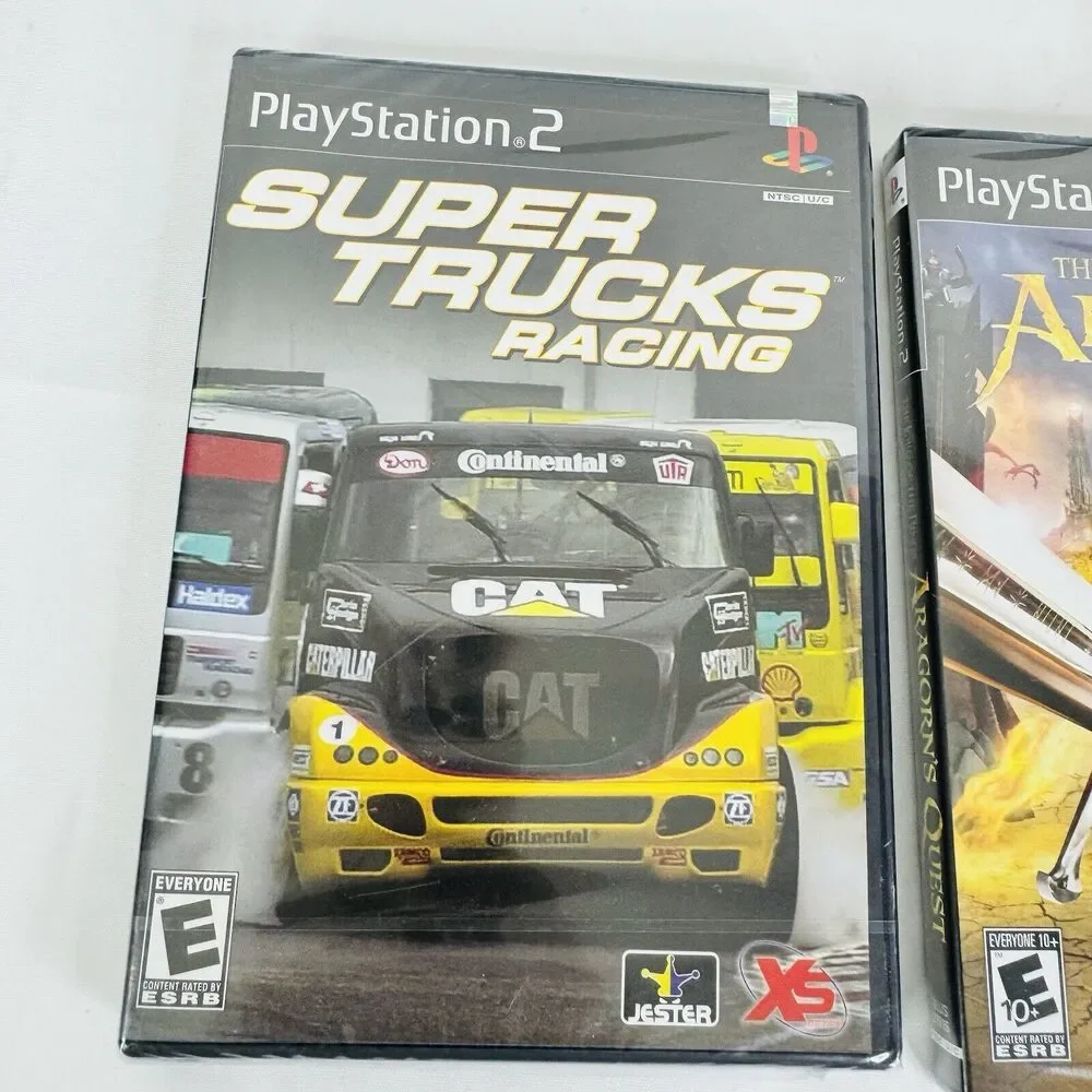 Lord of the Rings Aragorns Quest & Super Trucking Racing (Sony‎ PlayStation 2)